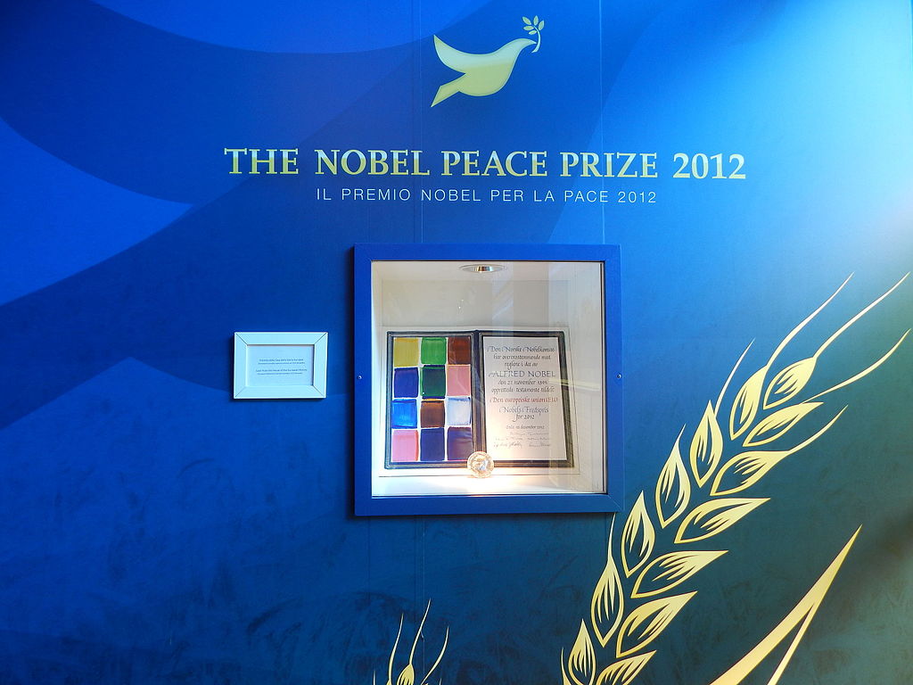 Prix Nobel de la paix, UE